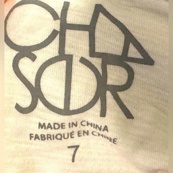 CHASER EUC Sz 7 White and Black Camo Long Sleeve Shirt - Picture 4 of 4